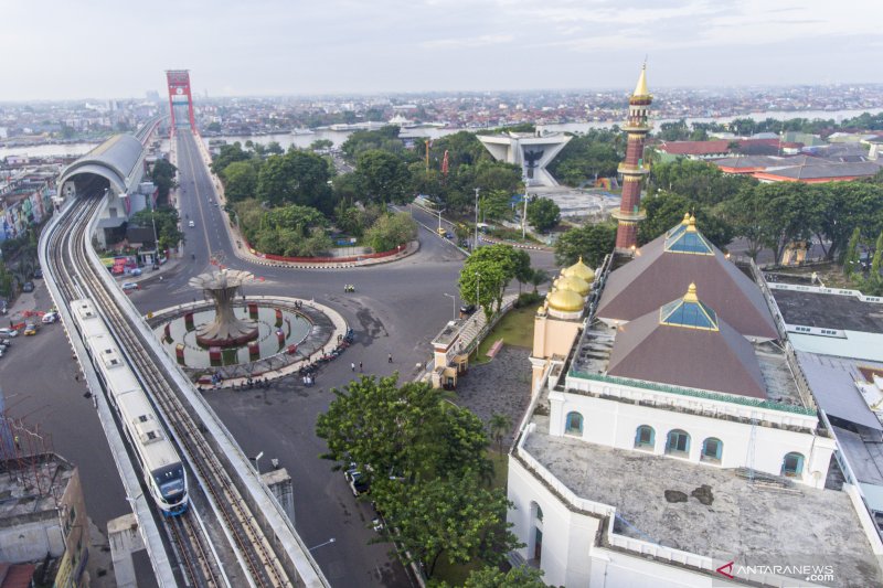 Pusat kota Palembang tanpa Shalat Idul Fitri