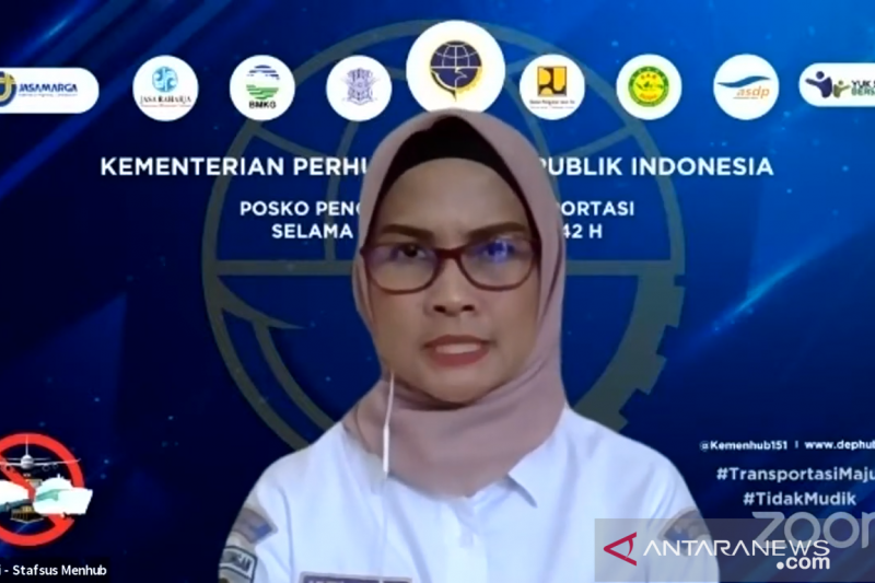 Kemenhub catat penggunaan semua moda transportasi turun saat larangan mudik