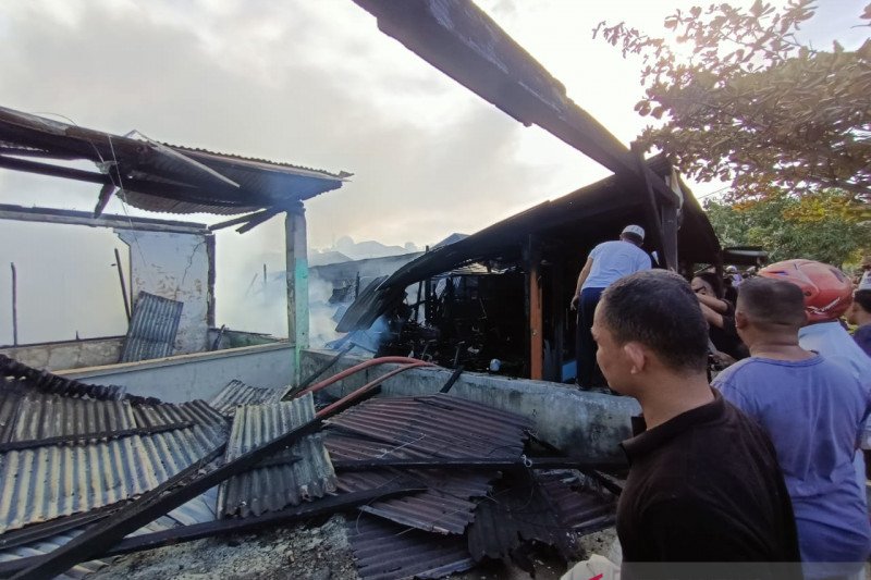 Lima rumah hangus terbakar di Tarakan