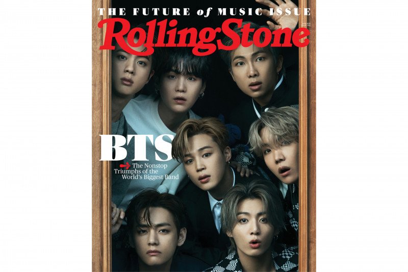 BTS jadi musisi Asia pertama yang tampil di sampul majalah Rolling Stone