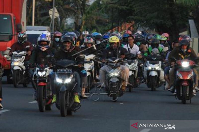 Arus balik pantura ramai