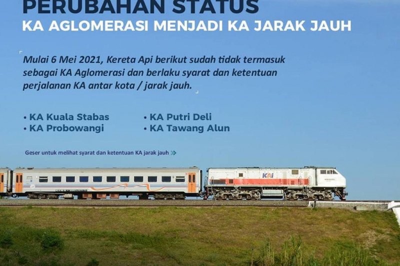 Penumpang KA Stabas mulai 18 Mei wajib sertakan surat bebas COVID-19