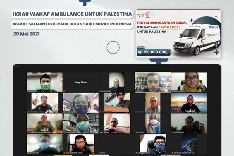 Wakaf Salman ITB bantu pengadaan ambulan bagi Palestina