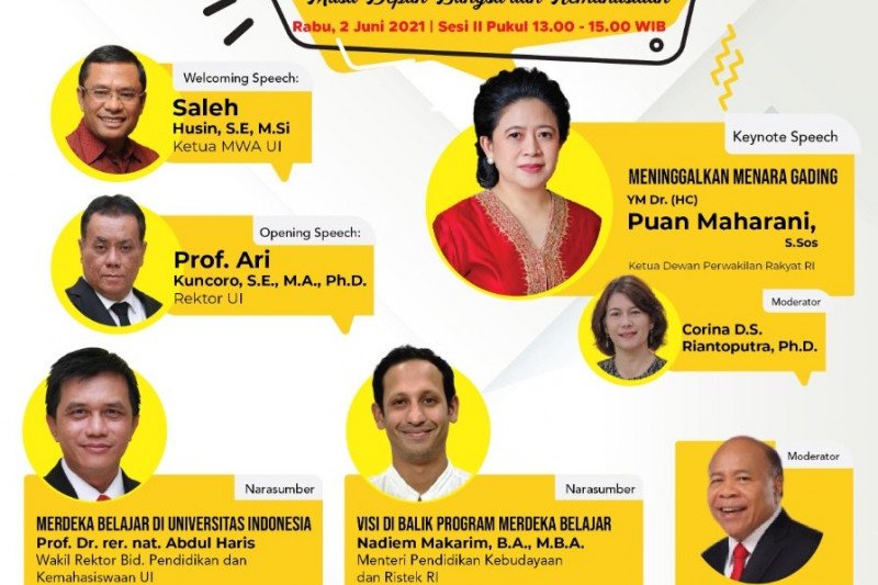 Webinar MWA Universitas Indonesia hadirkan Ketua DPR bahas pendidikan Indonesia