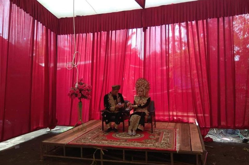 Viral, pengantin di Agam pesta tanpa pelaminan