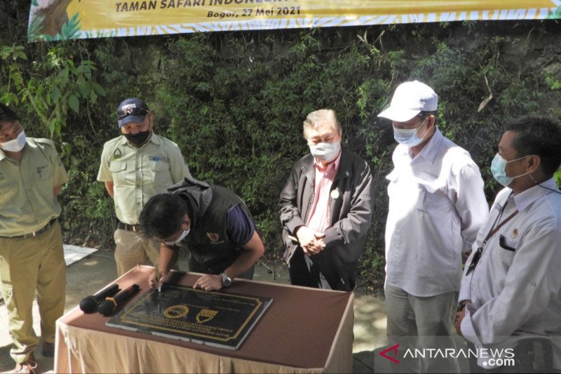 Taman Safari Bogor dan KLHK resmikan ruang perawatan anak elang jawa