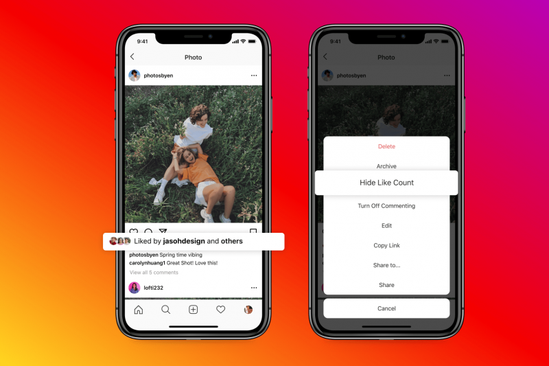 Facebook dan Instagram sembunyikan fitur jumlah 