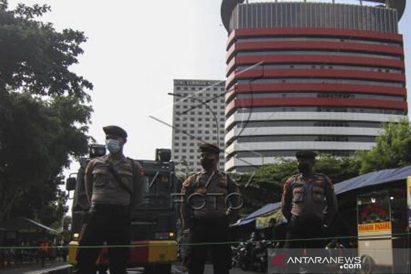 Penjagaan Di Gedung KPK