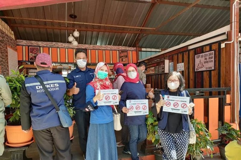 Pemkot Bogor manfaatkan  HTTS 2021 untuk sosialisasi anti-rokok