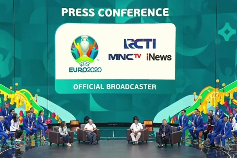 Laga Piala Eropa ditayangkan untuk pemirsa dalam beragam platform