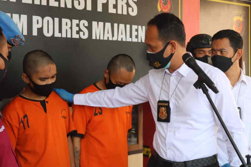 Polisi tangkap tiga anggota geng motor di Majalengka yang aniaya warga