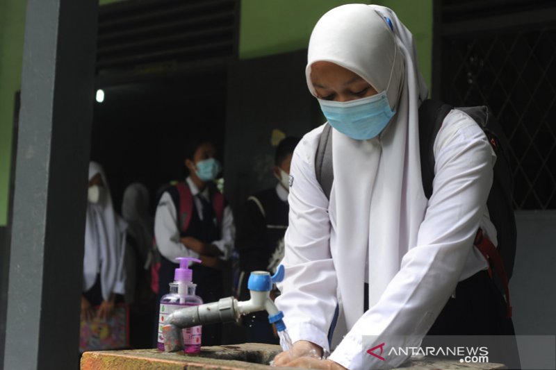 Sekolah terapkan protokol kesehatan pada tes PPDB tertulis