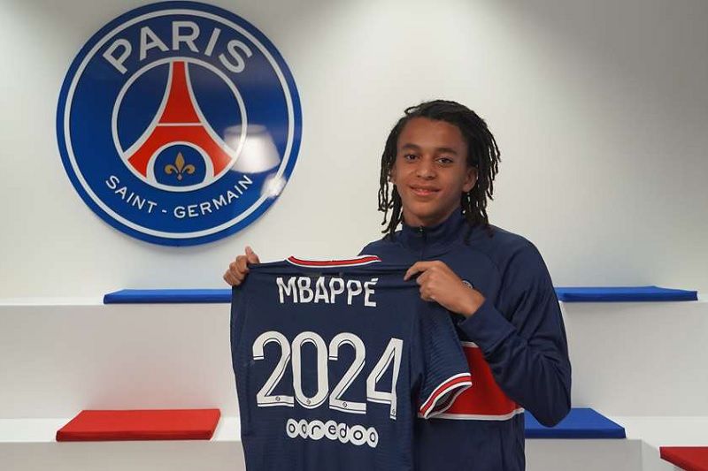 PSG sepakat ikat adik Kylian Mbappe dengan kontrak tiga tahun