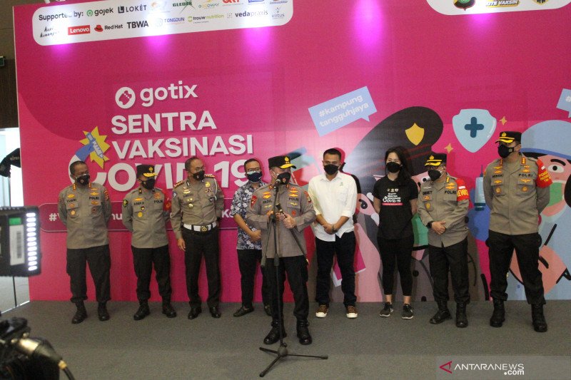 Polda Metro Jaya dan GoTix gelar sentra vaksinasi di 6 wilayah - Vimarsana News