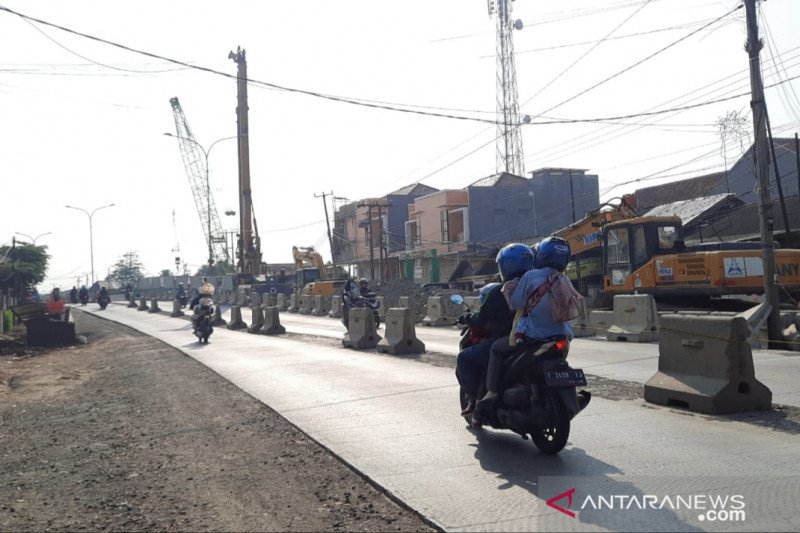 Progres perbaikan Jembatan Pacing Bekasi mencapai 65 persen