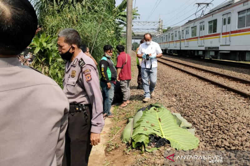 Warga Dramaga tewas tertabrak KRL di Kedung Badak Kota Bogor