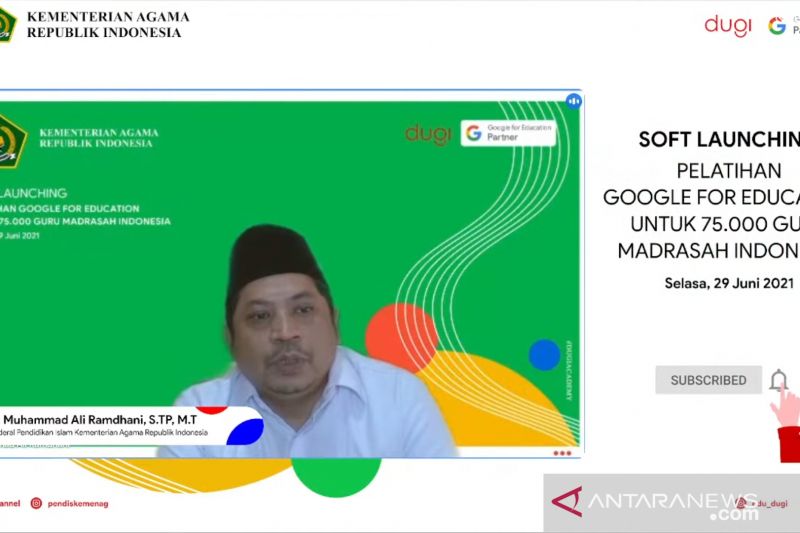 75 ribu guru madrasah dapat pelatihan Google for Education