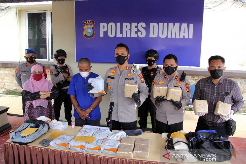 Kurir Sabu 17 kg ditangkap di Dumai