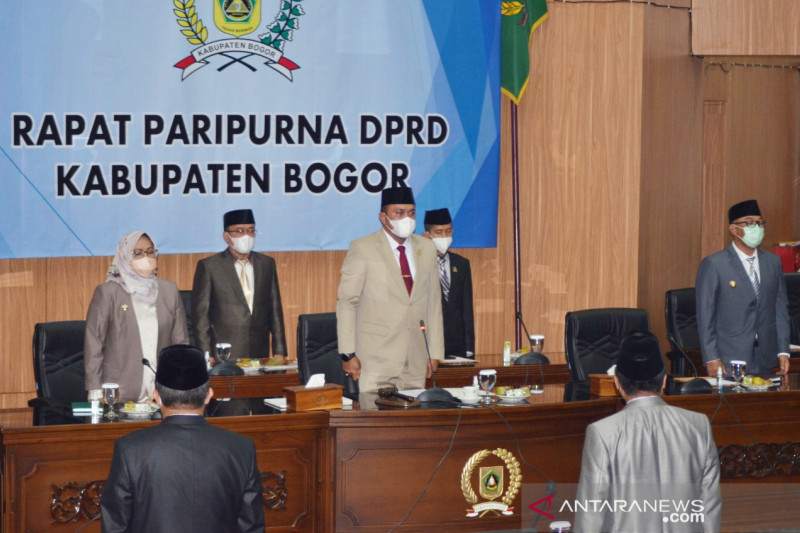 DPRD dan Pemkab Bogor kembali gelar rapat paripurna secara terbatas dan virtual