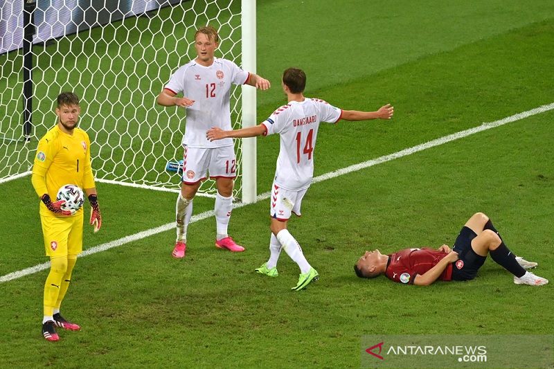 Denmark tundukkan Ceko melangkah ke semifinal