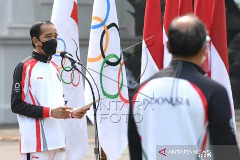 Pelepasan Kontingen Indonesia Untuk Olimpiade Tokyo