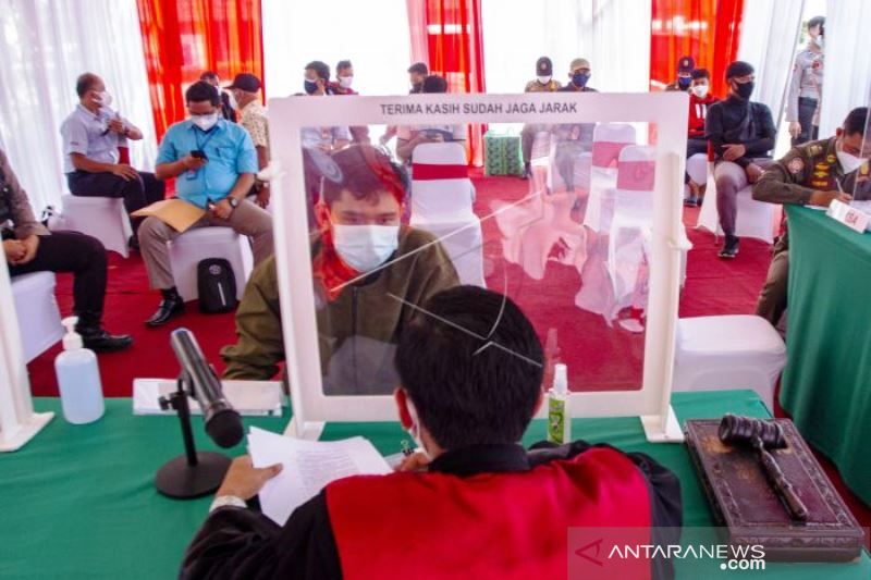 Sidang Pelanggar Protokol Kesehatan PPKM Darurat