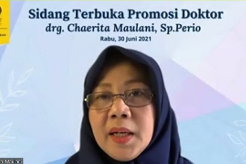 Chaerita Maulani raih Doktor ke-121 FKG Universitas Indonesia