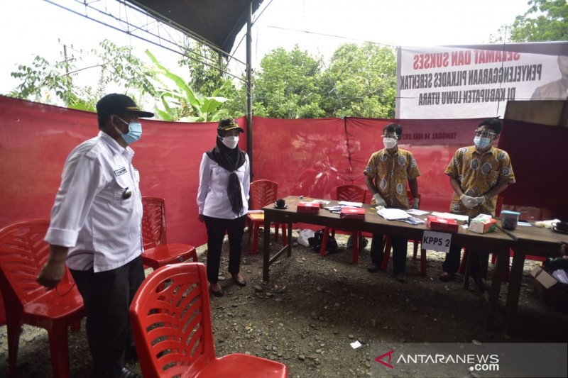 Bupati Luwu Utara mengapresiasi kelancaran pelaksanaan pilkades serentak