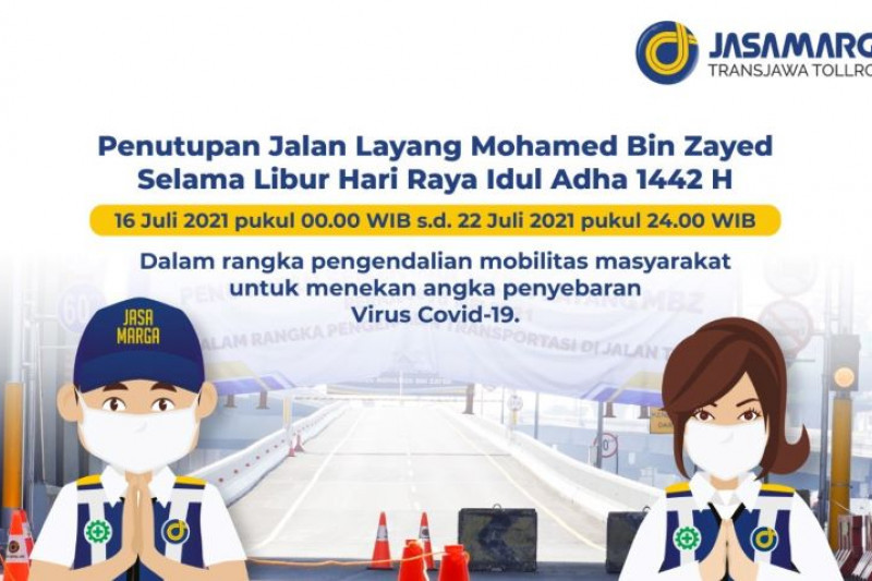 Tol Layang MBZ Jakarta-Cikampek ditutup 16-22 Juli