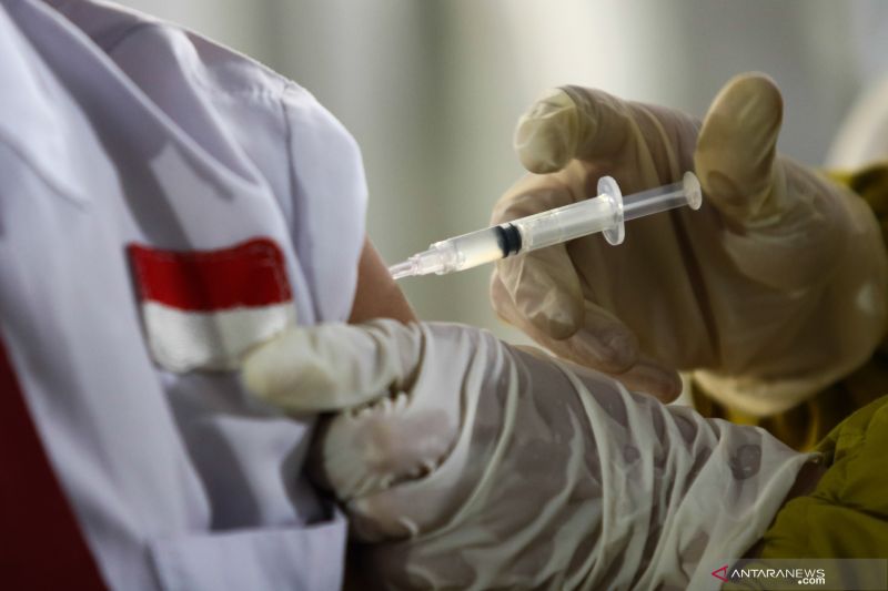 Penerima vaksin COVID-19 lengkap di Indonesia telah capai 16,2 juta orang
