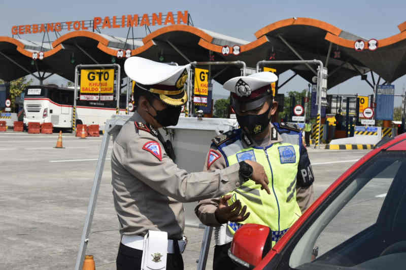 Polresta Cirebon gelar penyekatan antisipasi mudik libur Idul Adha