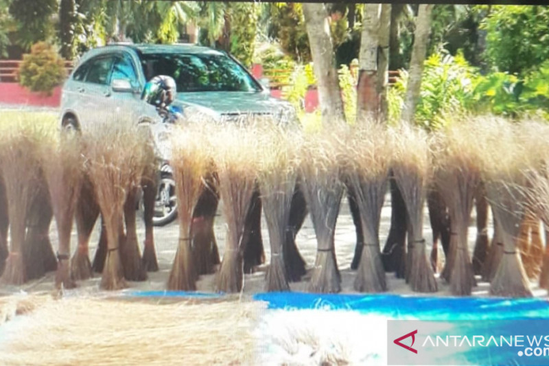 Lidi kelapa sawit tambah penghasilan warga Pasaman Barat saat pandemi