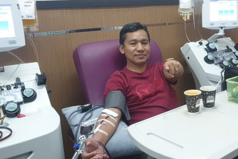 Donor darah atasi COVID-19 di Riau