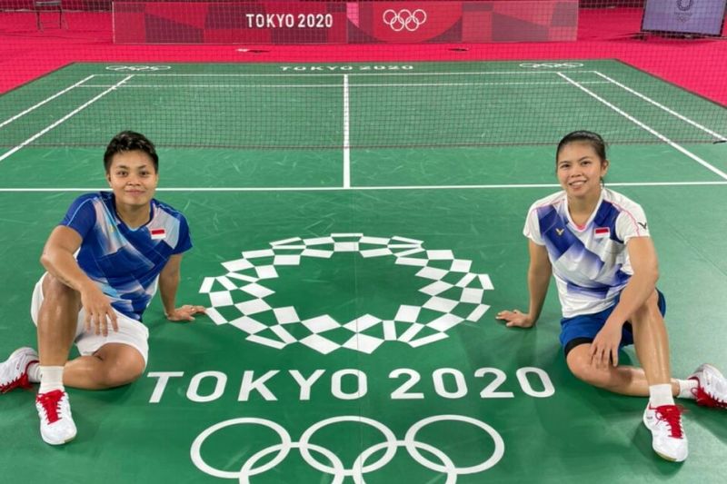 Indonesian Women S Doubles Pair Polii Rahayu Win Olympic Opening Match Antara News