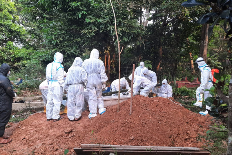 Kasus kematian COVID-19 di OKU bertambah empat orang selama sepekan