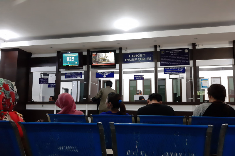 Sepi peminat pembuatan paspor di Imigrasi Tanjungpinang