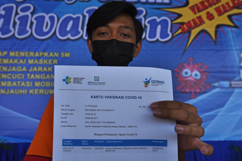 Satgas Sertifikat Vaksin Sebagai Akses Perlu Cakupan Vaksinasi Tinggi