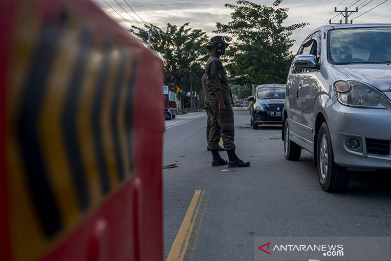 PEMBATASAN AKSES KELUAR MASUK KOTA PALU