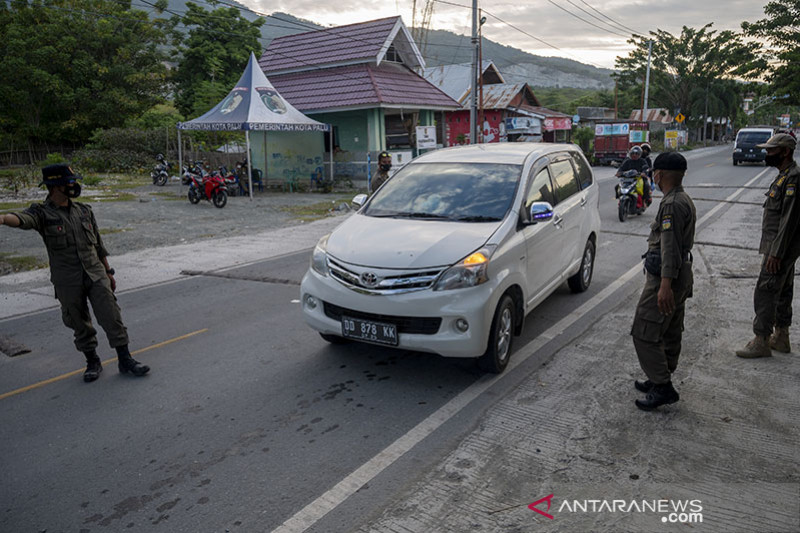 PEMBATASAN AKSES KELUAR MASUK KOTA PALU