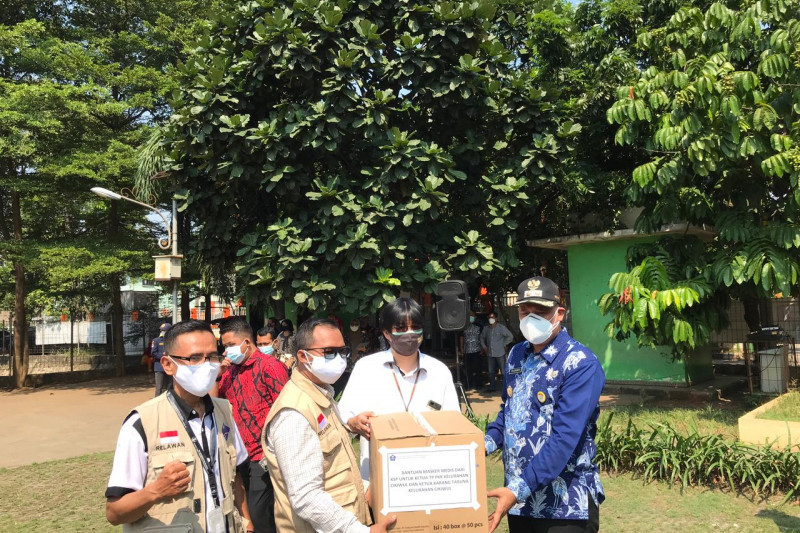 KSP giatkan Gerakan Sebar Masker dari Pintu ke Pintu di Bekasi