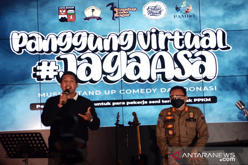 Pemkot Bogor bantu penggalangan dana bagi seniman terdampak PPKM