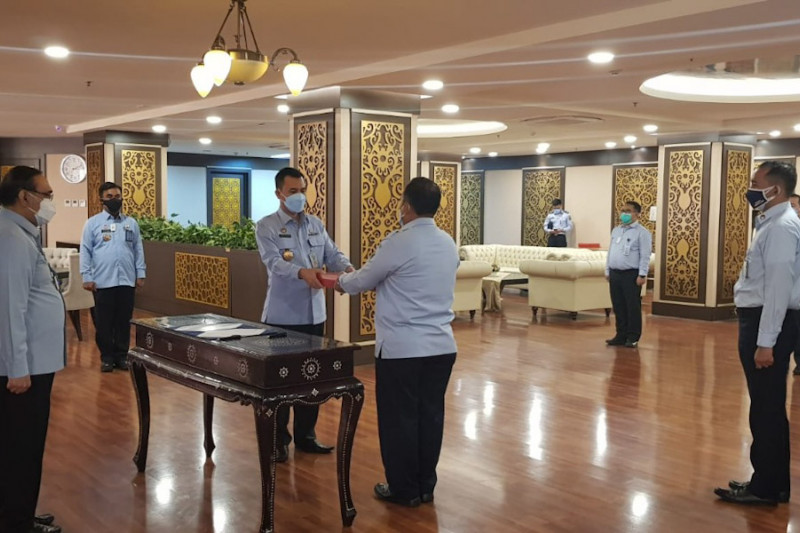 Jabatan Plt Kakanwil Kemenkumham Lampung diserahterimakan