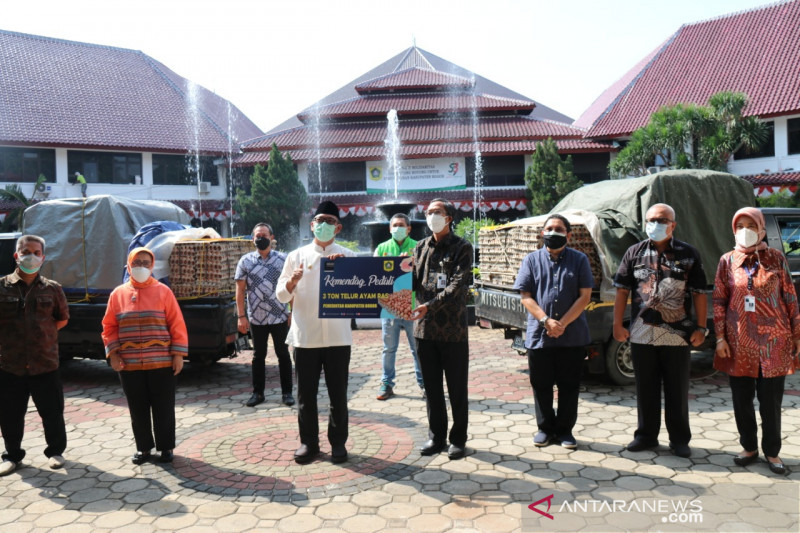 Kabupaten Bogor terima tiga ton telur bantuan dari Kemendag