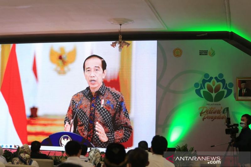 Presiden Joko Widodo ingin petani jadi profesi yang menjanjikan