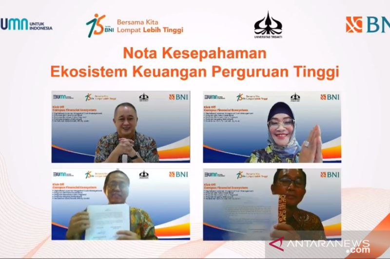 BNI terapkan ekosistem keuangan perguruan tinggi terintegrasi di Usakti