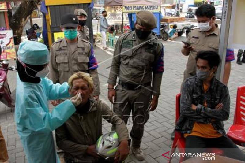 Tes Cepat Antigen Bagi Pelanggar Prokes Di Makassar