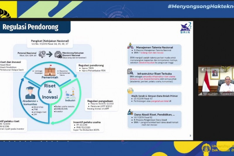 BRIN sebut 90 persen penelitian dihasilkan perguruan tinggi