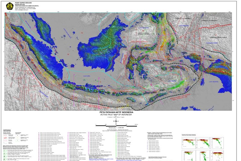 Kementrian Esdm Meluncurkan Peta Patahan Aktif Indonesia Antara News Kepulauan Riau Berita