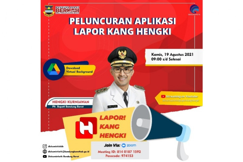 Bandung Barat meluncurkan aplikasi Lapor Kang Hengki
