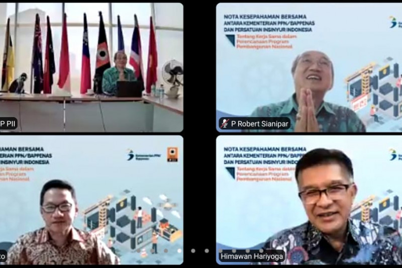 Persatuan Insinyur Indonesia siap sinergi bantu Bappenas bangun Ibu Kota baru